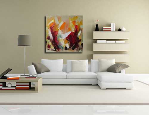 Abstract Art 60 in Living Room